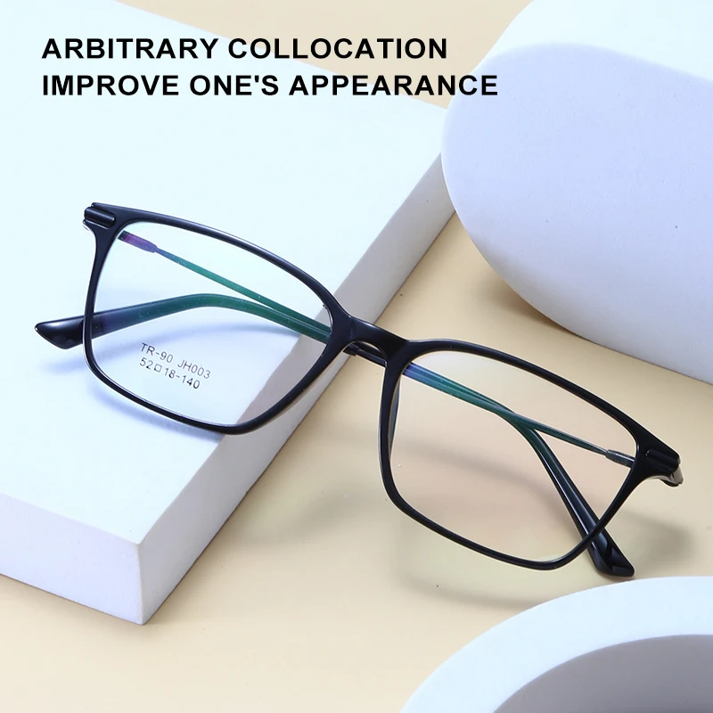 VKYEE New Personalized Fashion Men's Eyeglasses TR90 Simple Fashion Can Be Customized Prescription Women Photochromic Glasses