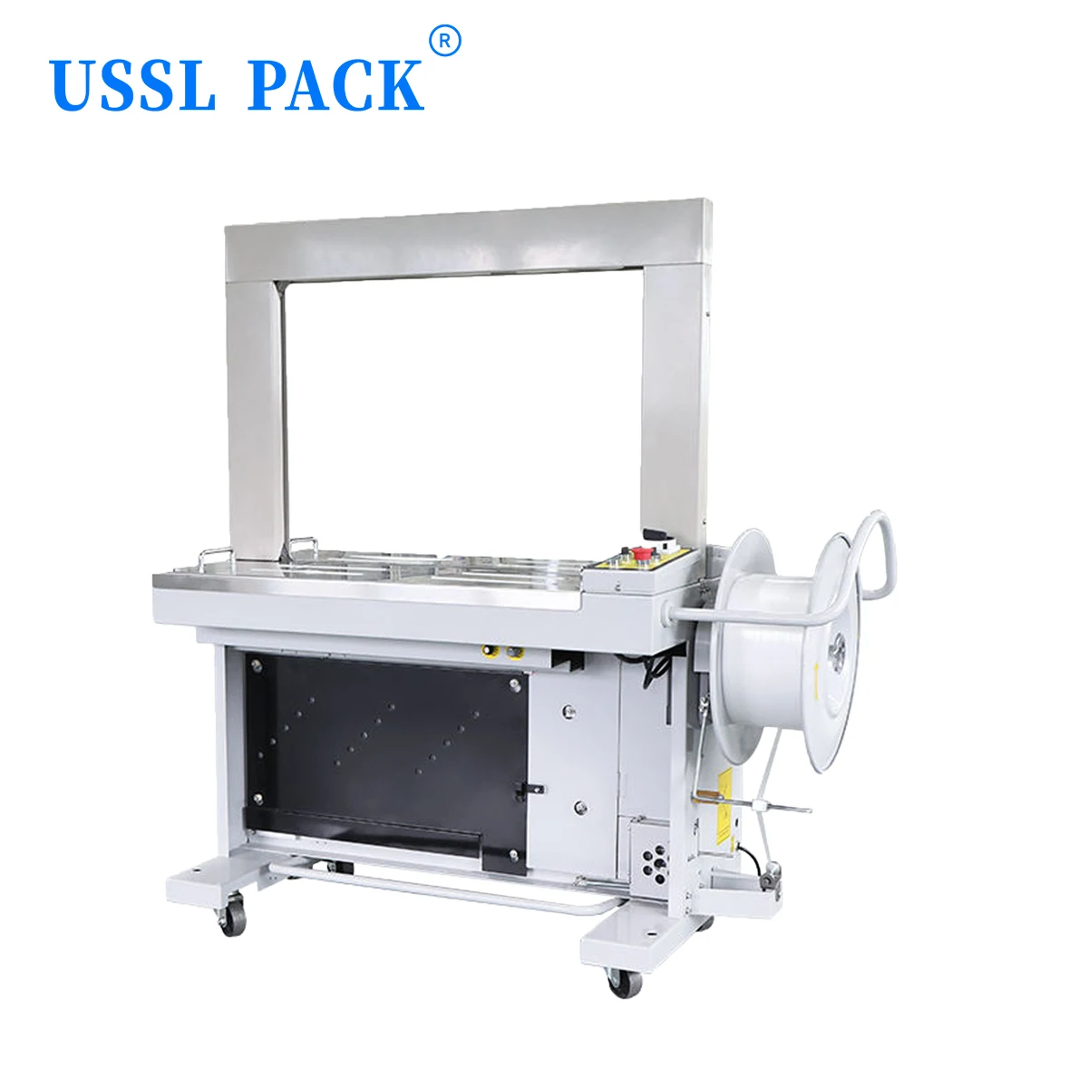 KZ-8060H Suitable for Industrial and case Bundling Carton Strapping Machine Pallet Flat Noodles Semi-automatic Bundling Machine