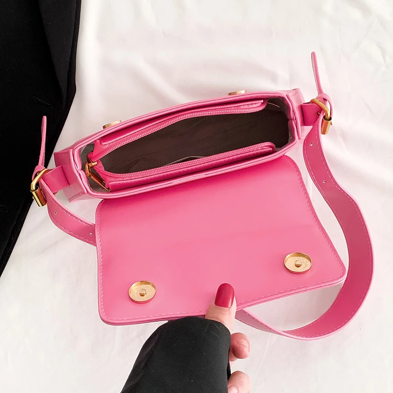 Simple Underarm Shoulder Bags For Women Top Quality PU Leather Handbag And Purse Fashion Designer Bag Female Handle Tote Bag Sac