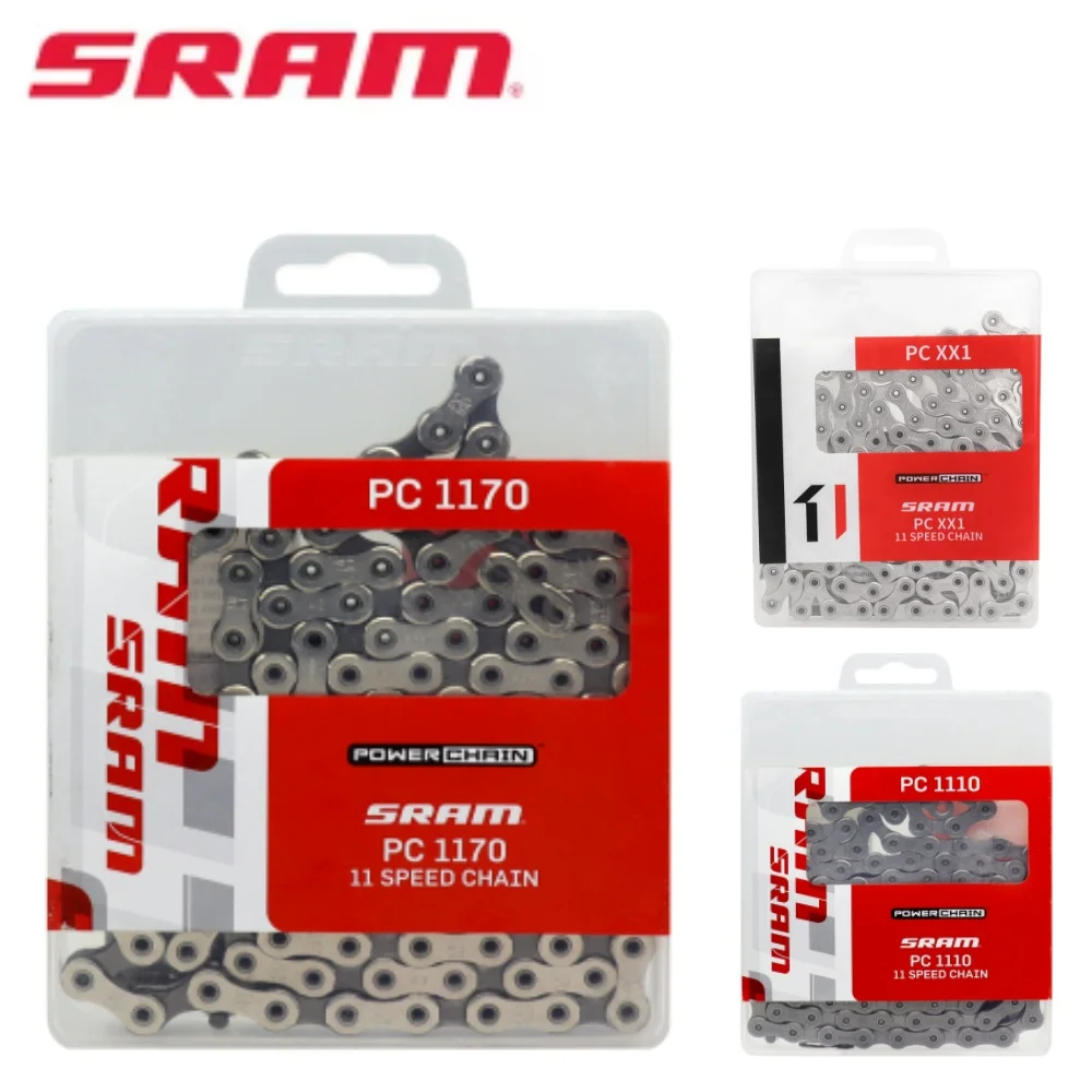 

SRAM 11 Speed Bicycle Chain PC XX1 1110 1170 MTB Mountain Bike Chains 11V 114/118/120 Links Original Bike Chain Bicycle Parts