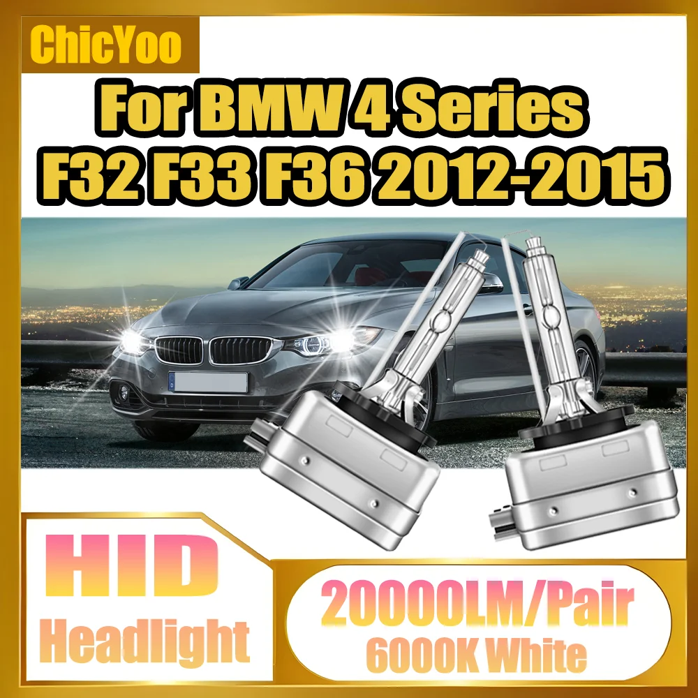 

2 шт., автомобильные фары высокой мощности, 20000LM D1S, 35 Вт, ксеноновые лампы HID, 12 В, автомобильные лампы, 6000K, для BMW 4 серии F32 F33 F36 2012-2015 гг.