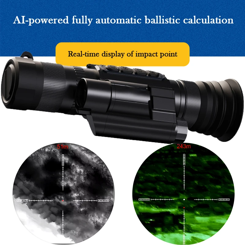 

MLT-335 Thermal Imageing Scope for Hunting 384*288 Thermal Imaging Monocular Camera Thermal Imaging Sight with LRF