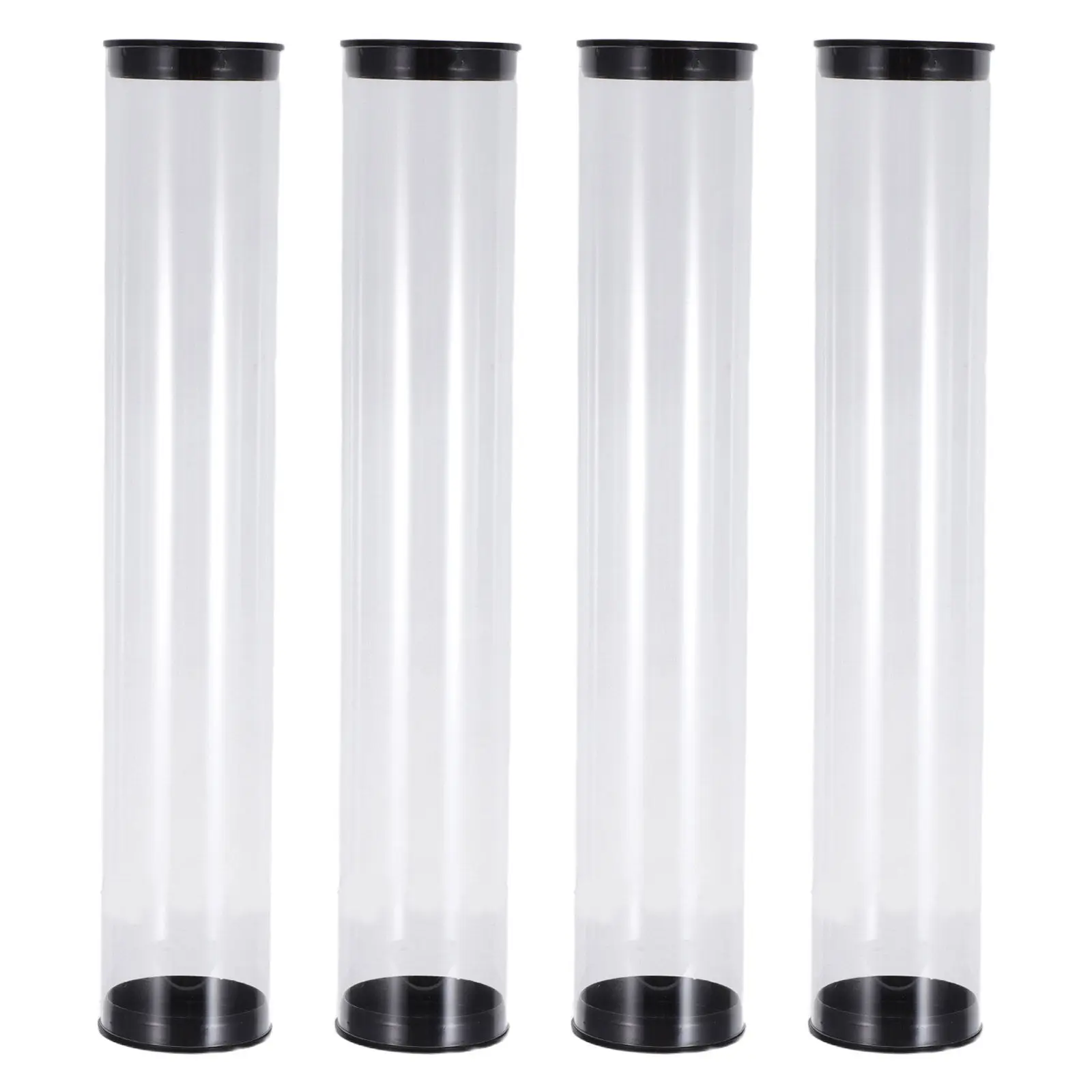 

Набор из 4 прозрачных контейнеров для мячей для гольфа, органайзеры для хранения коллекционных мячей, аксессуары, коробки-витрины