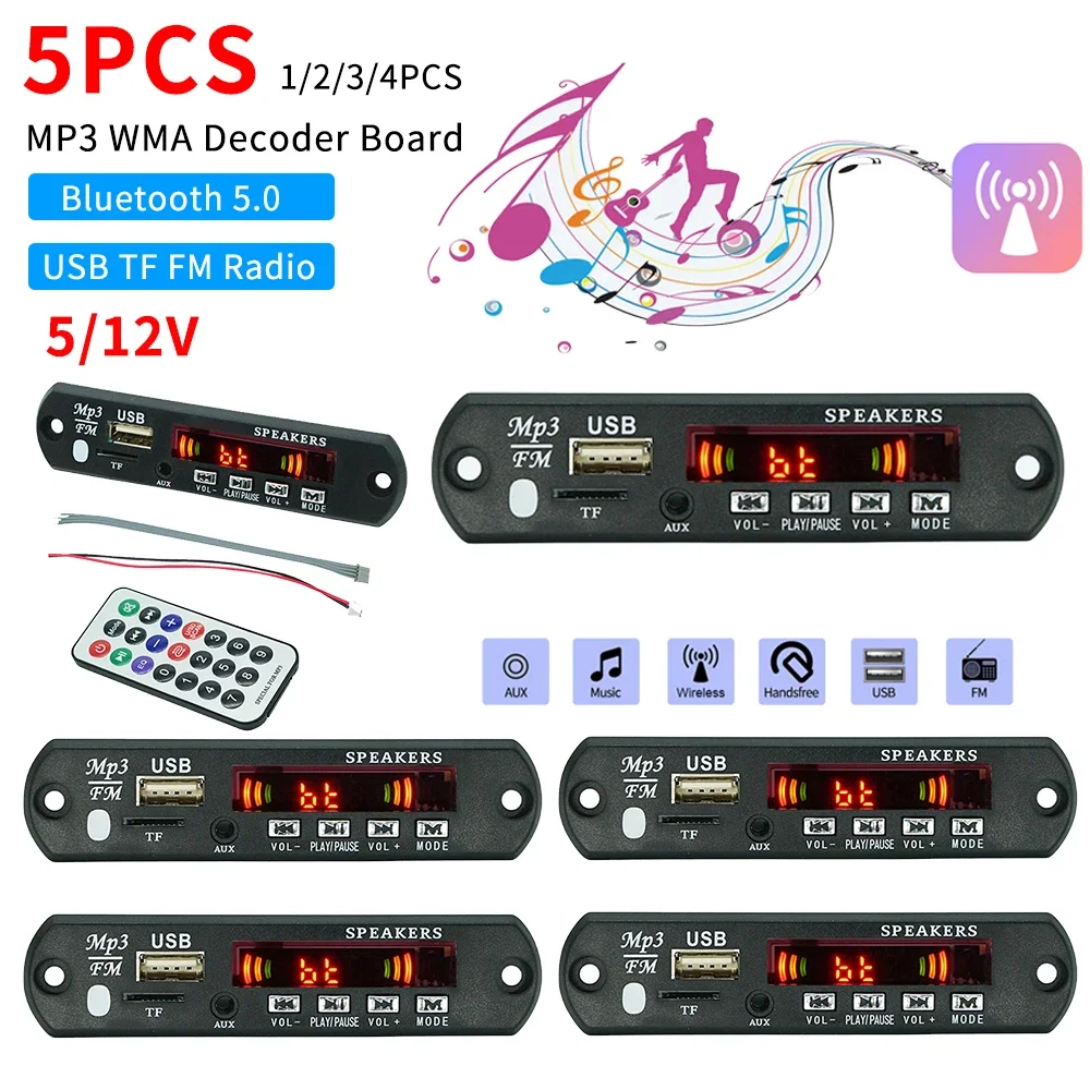 Bluetooth 5.0 MP3 Player Decoder Board Module