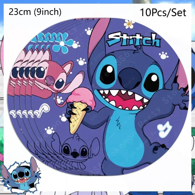 Disney Lilo und Stich Geburtstags feier Dekoration Mädchen Junge Einweg geschirr Süßigkeiten Tasche Tischdecke Pappbecher Teller liefert Kit