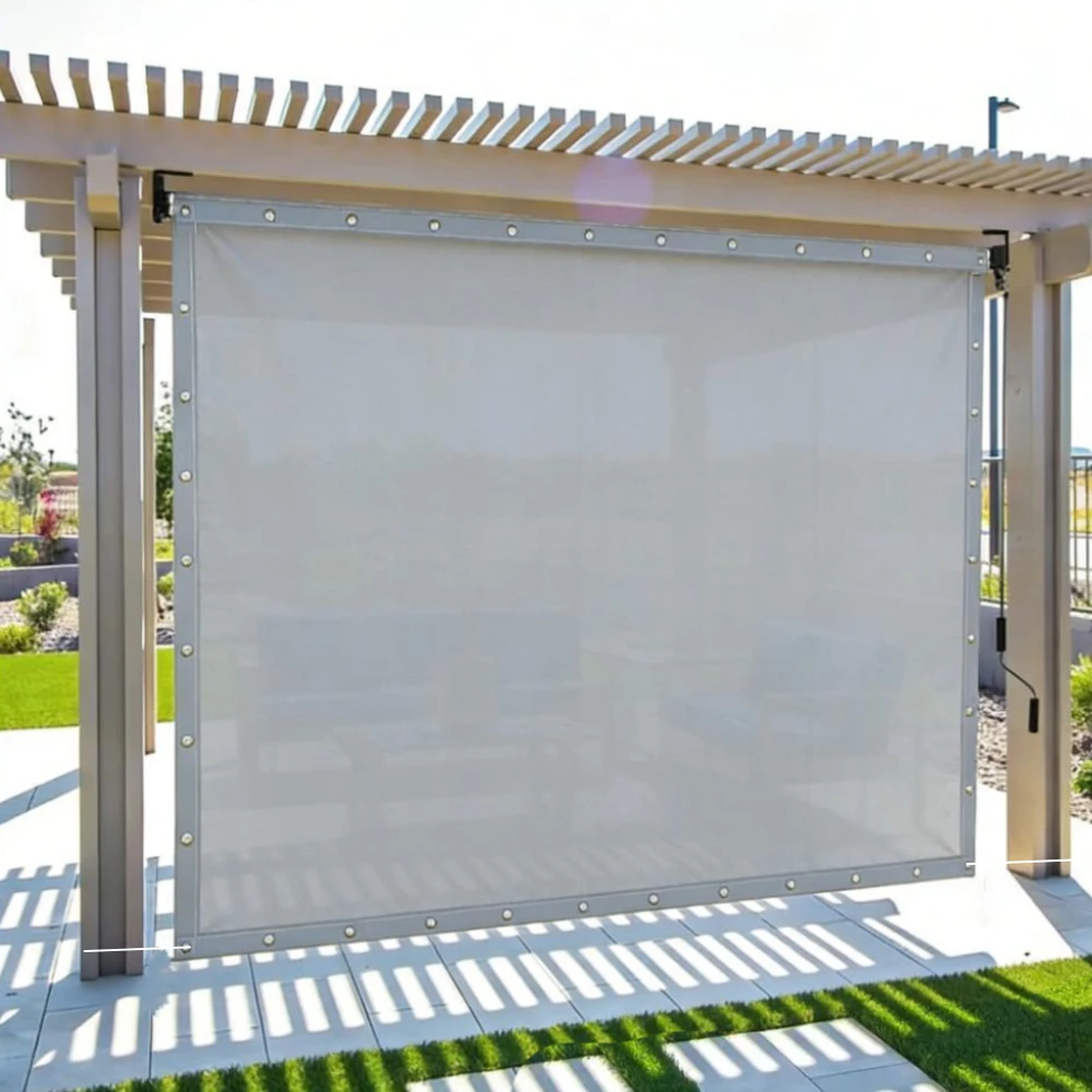 Lona Impermeable Grande para Jardín, Toldo con Ojales, Protector Solar, Cubierta para Pérgola, Aislamiento, Lona para Cobertizo, Toldo para Patio ﻿