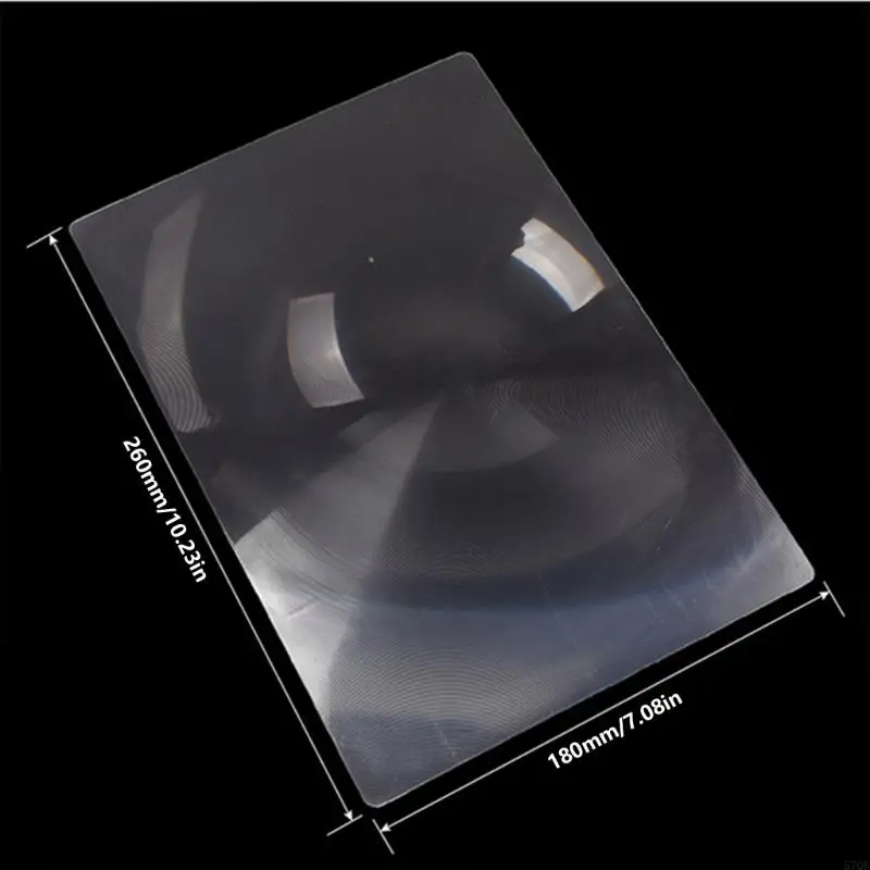 57qf Полная страница увеличительные листы полная страница Fresnel Lens для чтения и проектов DIY