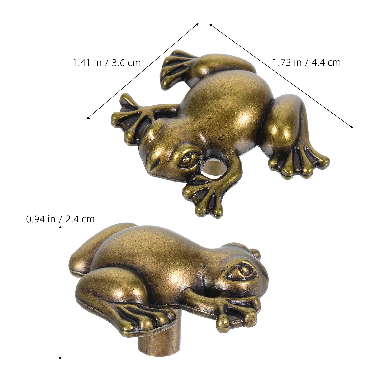 Cute Frog Wardrobe Handle Decorative Cabinet Knob Cartoon Furniture Drawer Pull Animal Cabinet Handle for Furniture