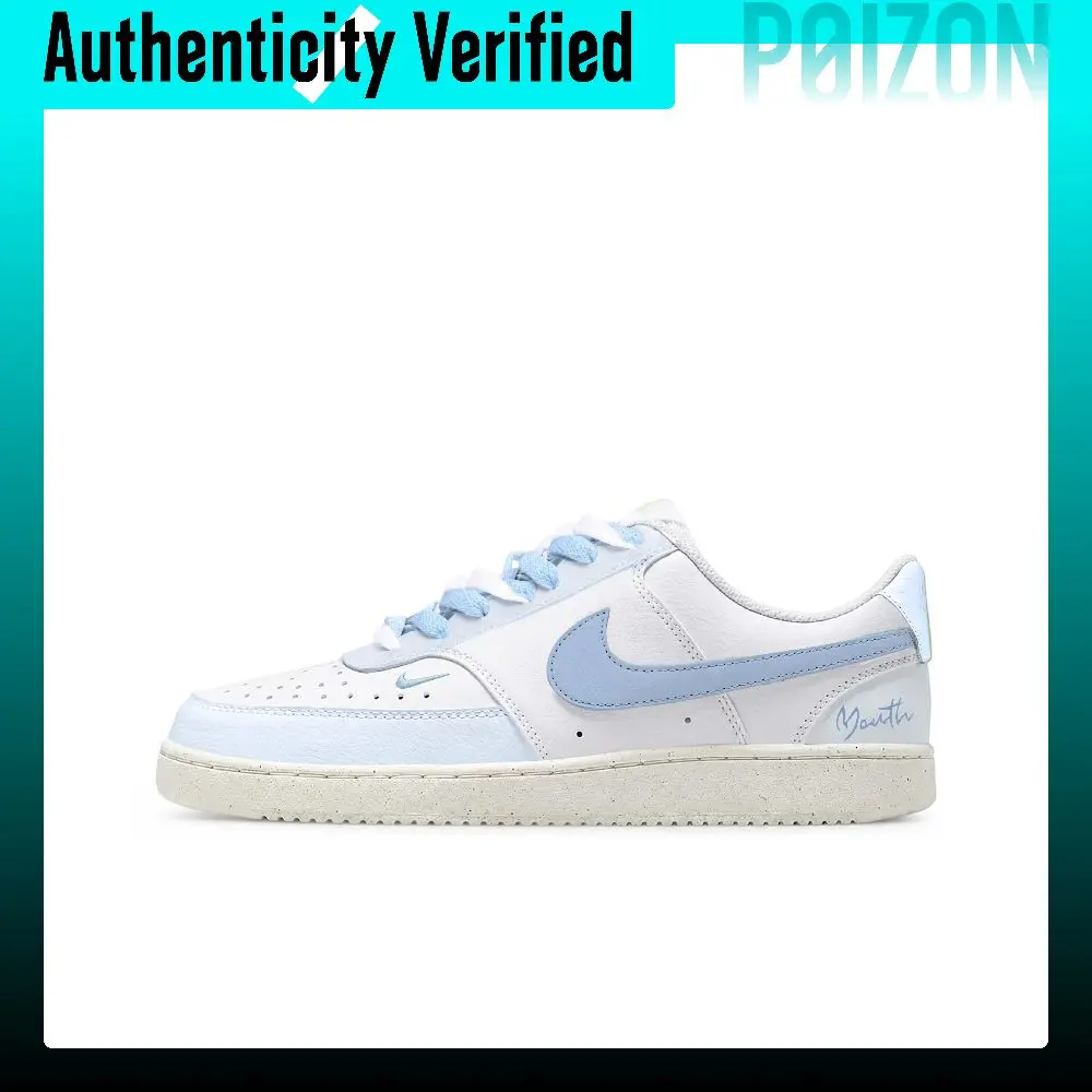 Nike Court Vision Low Skate Shoes Women's Low-top Blue FV9952-104(Team1949-)