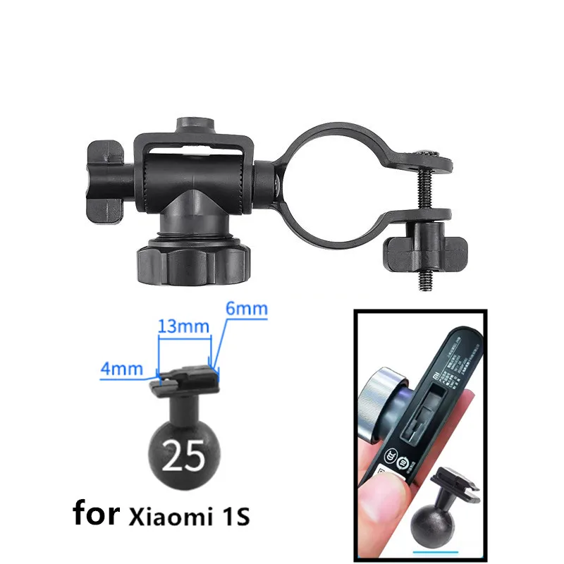 Ball Head Dashcam Navigation DVR Holder for Xiaomi Mi Dash Cam S1 Car Driving Recorder Rear View Mirror Mount
