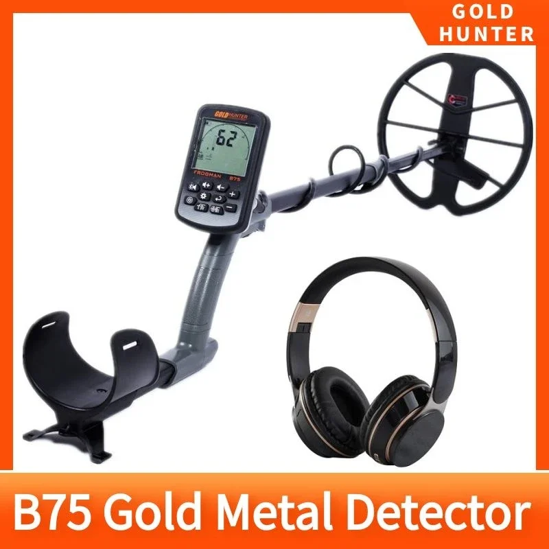 Gold Hunter B75 Gold Metal Detector Dual System Metal Detector Gold Finder Treasure Hunter Metal Detector With Headphones