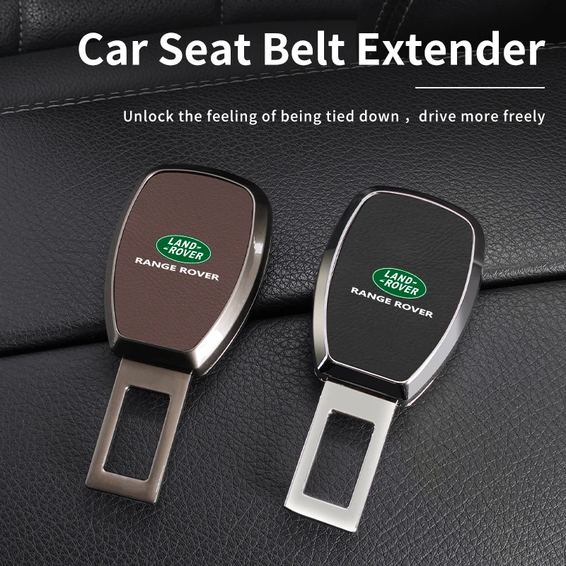 Car Seat Belt Clip Extension Safety Lock Buckle Extender Plug For Land Rover Range Rover Evoque Velar Defender Discovery Freelan