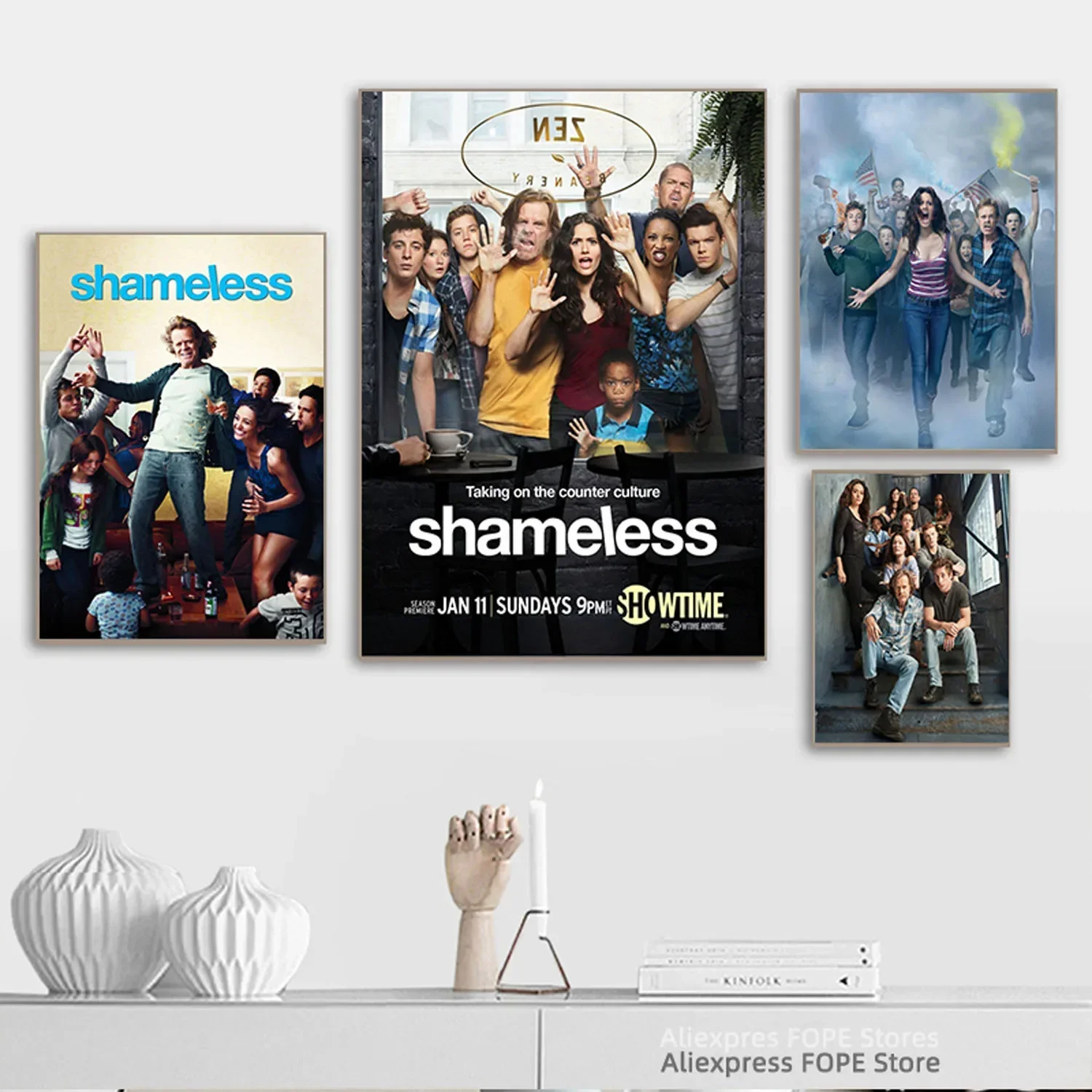 ملصقات ومطبوعات تلفزيونية بلا حراج ، فن جداري للمشاهير ، تشغيل تلفزيوني ، نجمة مسلسل ، رسم ، ديكور منزلي #5