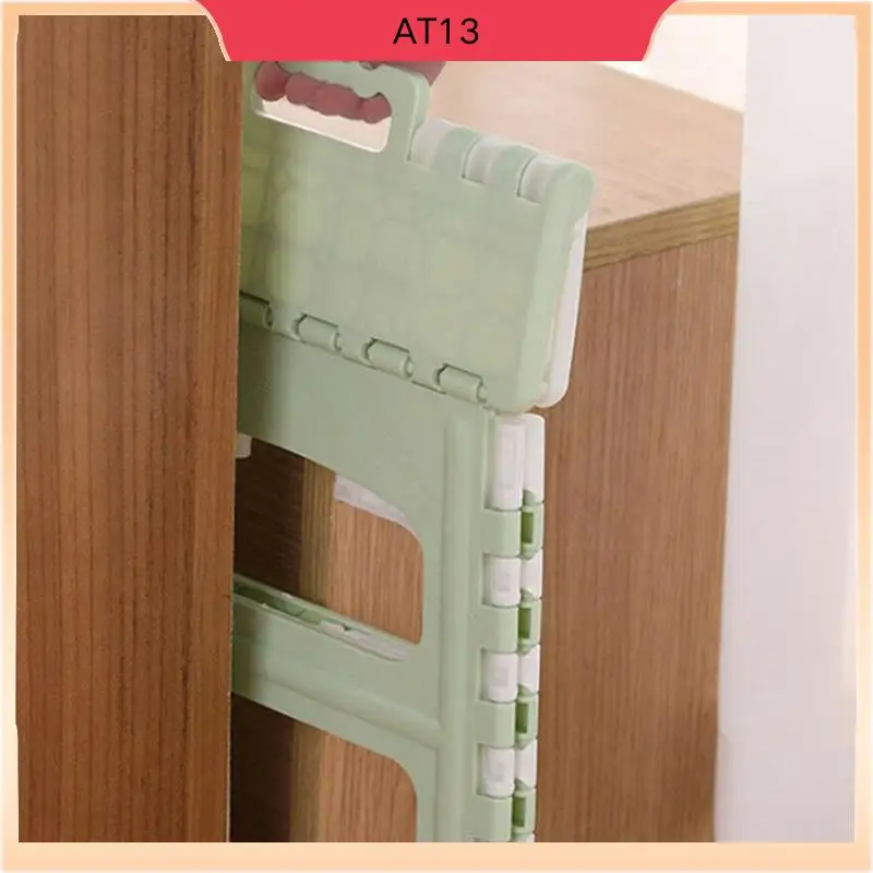 AT13 Plastic Multi Purpose Folding Step Stool Home Train Outdoor Foldable Storage