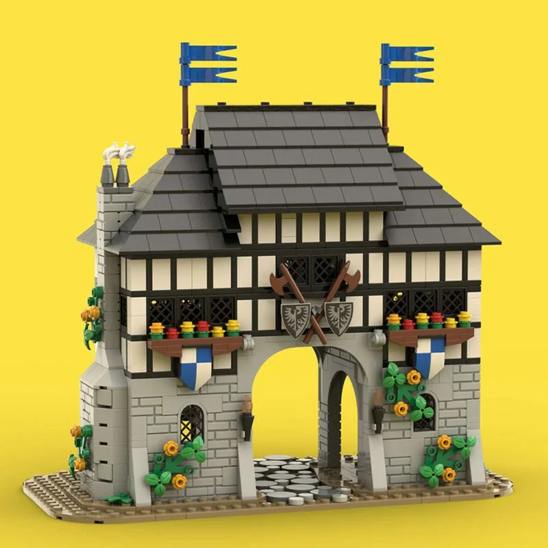 

1207pcs Building block toy Medieval Falcon Castle Model MOC Creative Assembly toy set Holiday gift for all