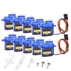 2/4/5/10/20pcs Arduino Analog Micro Servo Motor SG90 9G For RC Servomotor Car Toy Airplane Helicopter Aircraft Models 180 360