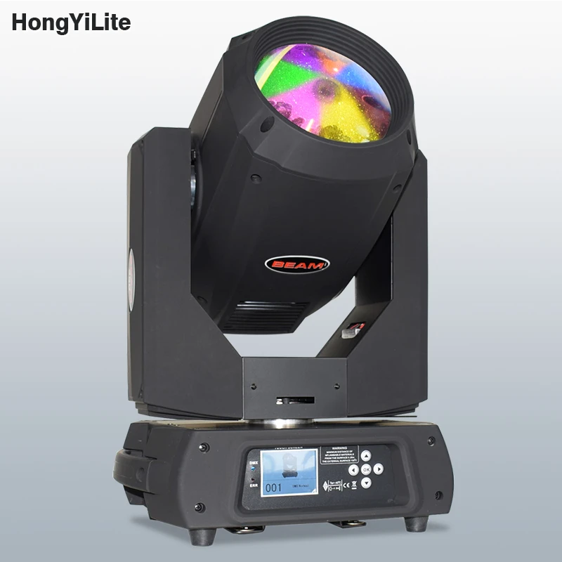 

HongYiLite Lyre 350W Moving Head 17R DMX Prism Gobo Effect Beam Sharpy For Professional DJ Stage Lighting Party Disco Flightcase