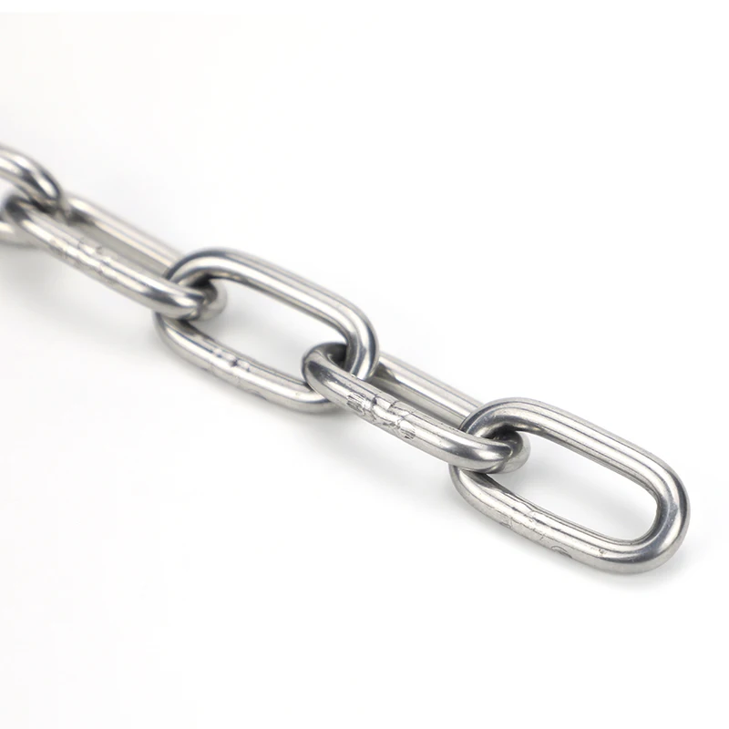 1 Meter 304 Stainless Steel Outdoor Long Link Chain Waterproof and Anti-rust For Lifting Binding 1.2/1.5/2/2.5/12MM