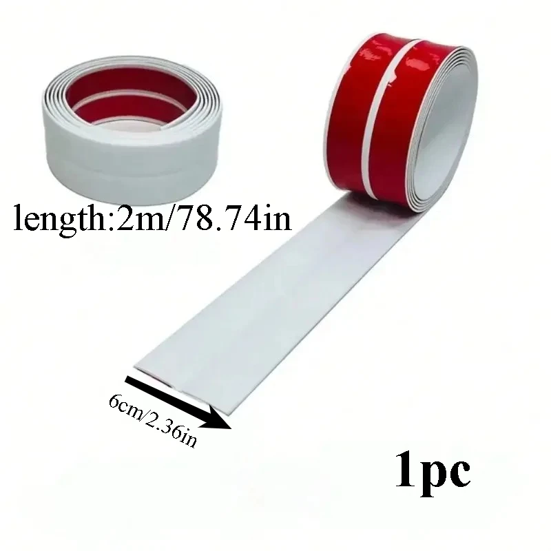 1PC 6cmx2m Self Adhesive Wall Corner Protector Peel and Stick Flexible Corner Moulding Trim Bendable Floor Transition Strip