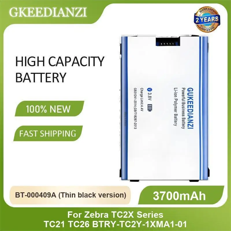 

Battery For Zebra TC2X Series TC21 TC26 BTRY-TC2Y-1XMA1-01 Symbol For Motorola MC45 ES400 MC70 MC75 EC30 BT-000409A 82-11854-03