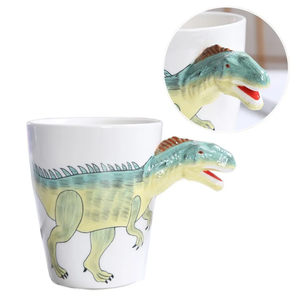 

400ML Capacity 3D Animal Coffee Mug Heat Resistant Comfortable Grip Hand Painted Animals Mug 3D Animal Shape Handle Anti-scald