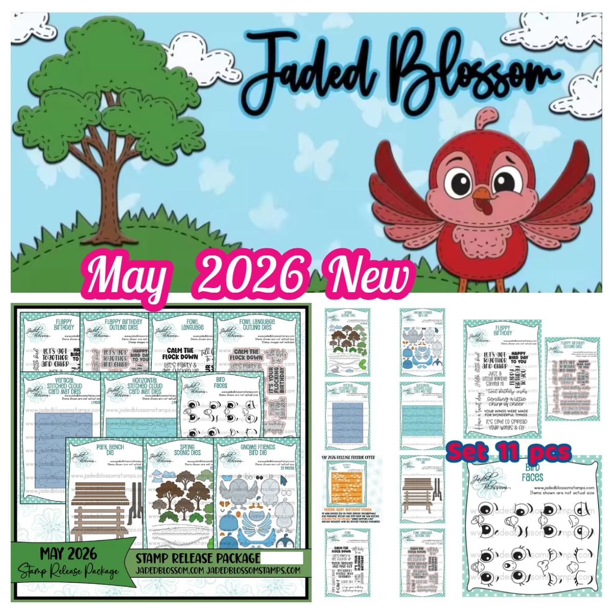 Jaded Blossom Mini House Gnome Dies: House Add Ons Metal Cutting Dies and Stamps for DIY Handmade Scrapbook Card July 2026 New