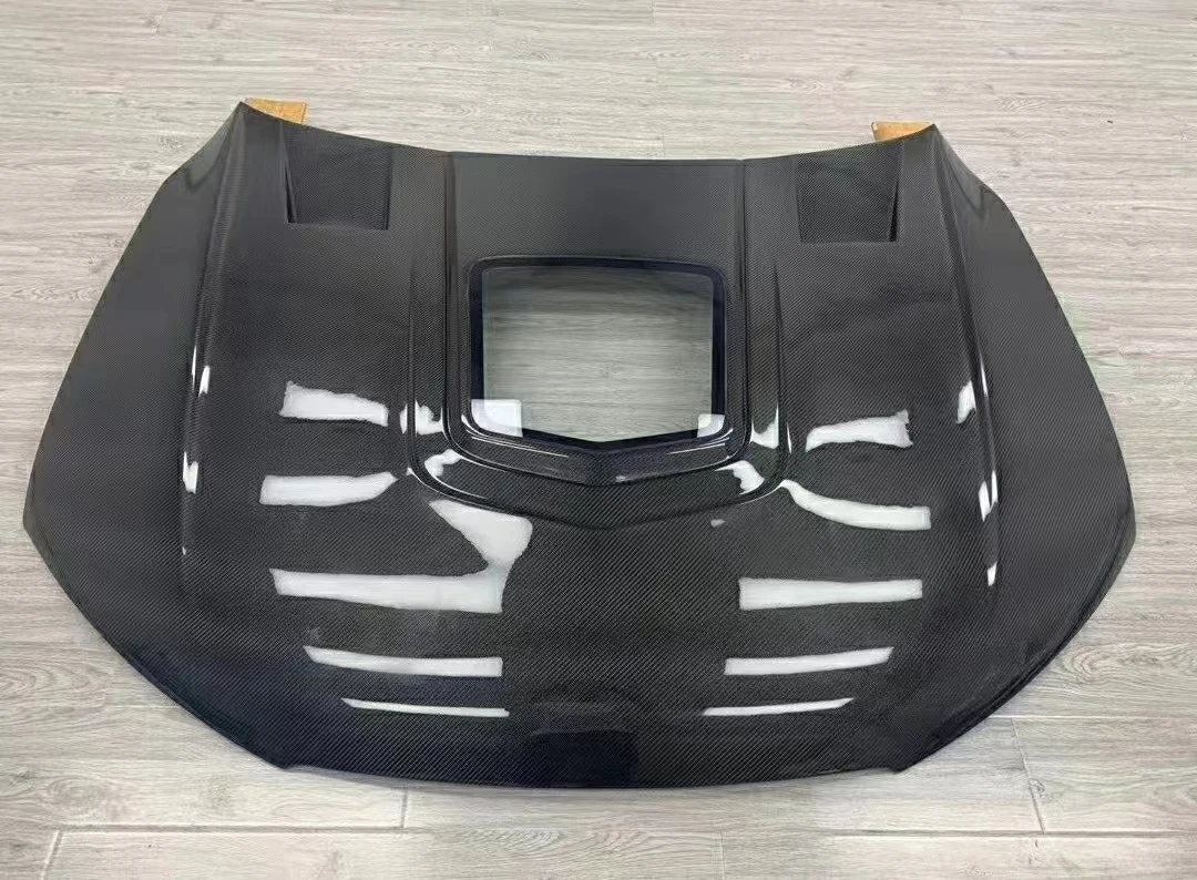 Hot Wholesale 2012-2018 for audi A6 A7 S7 C7 Carbon Fiber Cover Opening Design IMP Transparent Cover Real Carbon Material