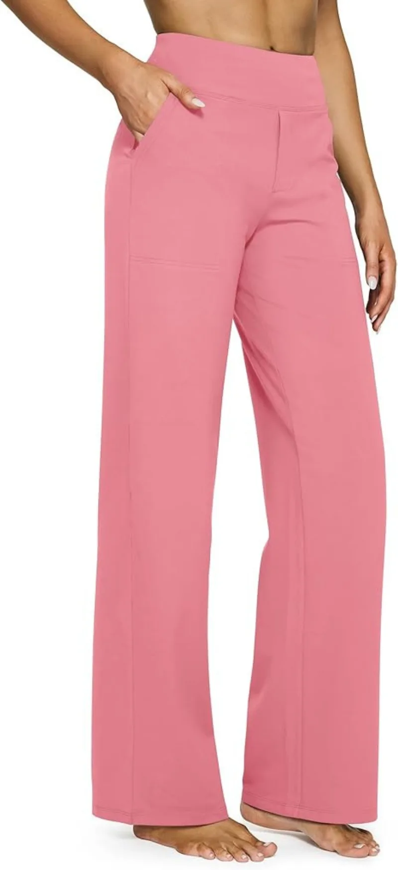 UNITIM Damen-Trainingshose mit weichen, geraden Beinen und Taschen, Yoga-Hose für Damen, lässige, gerade Hose mit hoher Taille, Sport, Yoga, Joggen – Detail 11