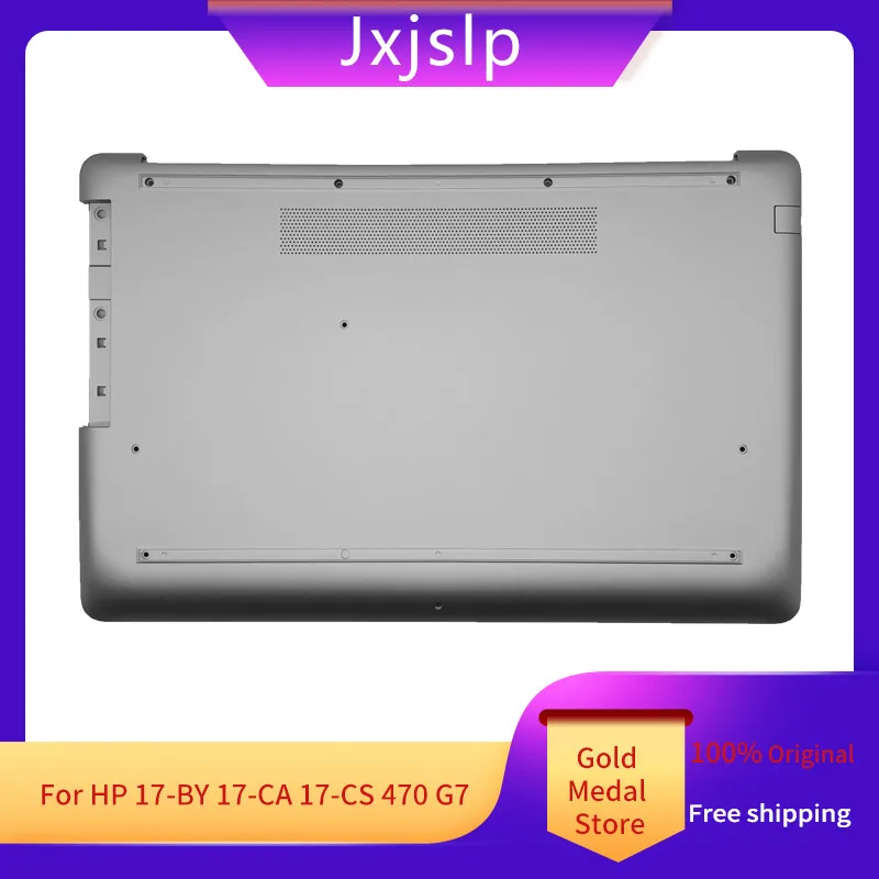 Imagem -01 - Nova Origina para hp Pavilion 17-by 470 g7 17t-by 17-ca 17z-ca 17g-cr 17q-cs Tpn-i133 Gabinete Base de Caixa de Fundo Prata L22508001