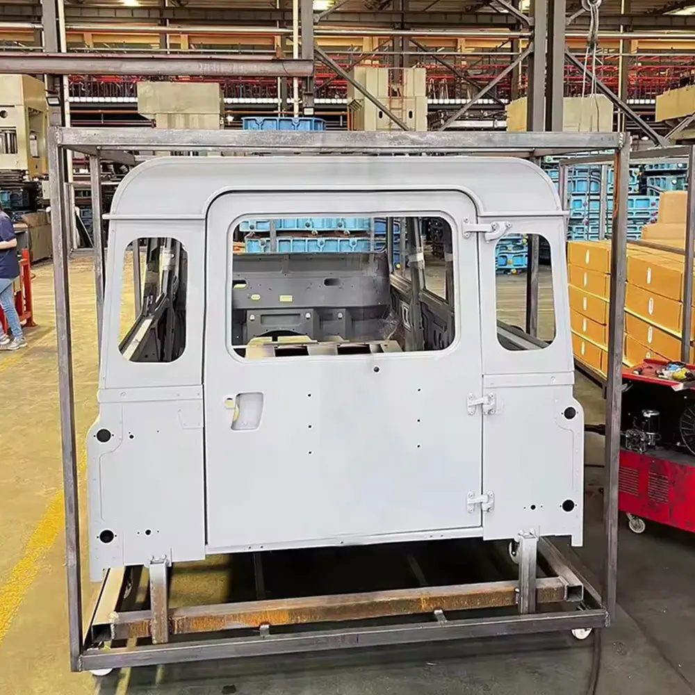 لقطع غيار السيارات الجلد اليد اليسرى اليمنى الجانب الأمامي الباب الخلفي لاند روفر ديفندر 90 110 الباب الأمامي #4