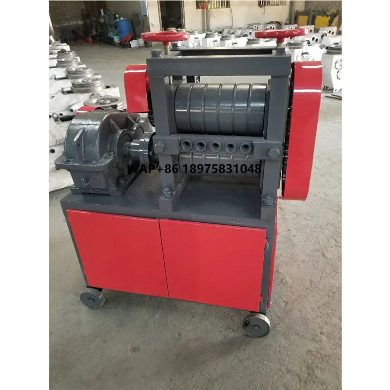 

Old steel bar straightening and stretching machine for construction engineering Scrap straightening machine