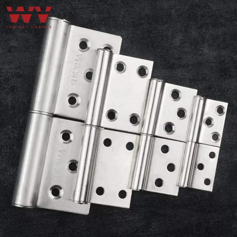2PCS 360 Detachable Hinge Slip Joint Flag Lift Off Demountable Door 304 Stainless Steel Removable Hinge Heavy-duty Swing Hinge