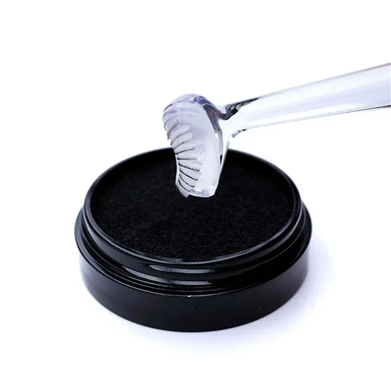 Hochwertiger 2-in-1-DIY-Stempel für die untere Wimpern, schweißfeste Wimperntusche, schnell trocknender, mattierter flüssiger Eyeliner, klarer Eyeliner, Wimpern-Make-up