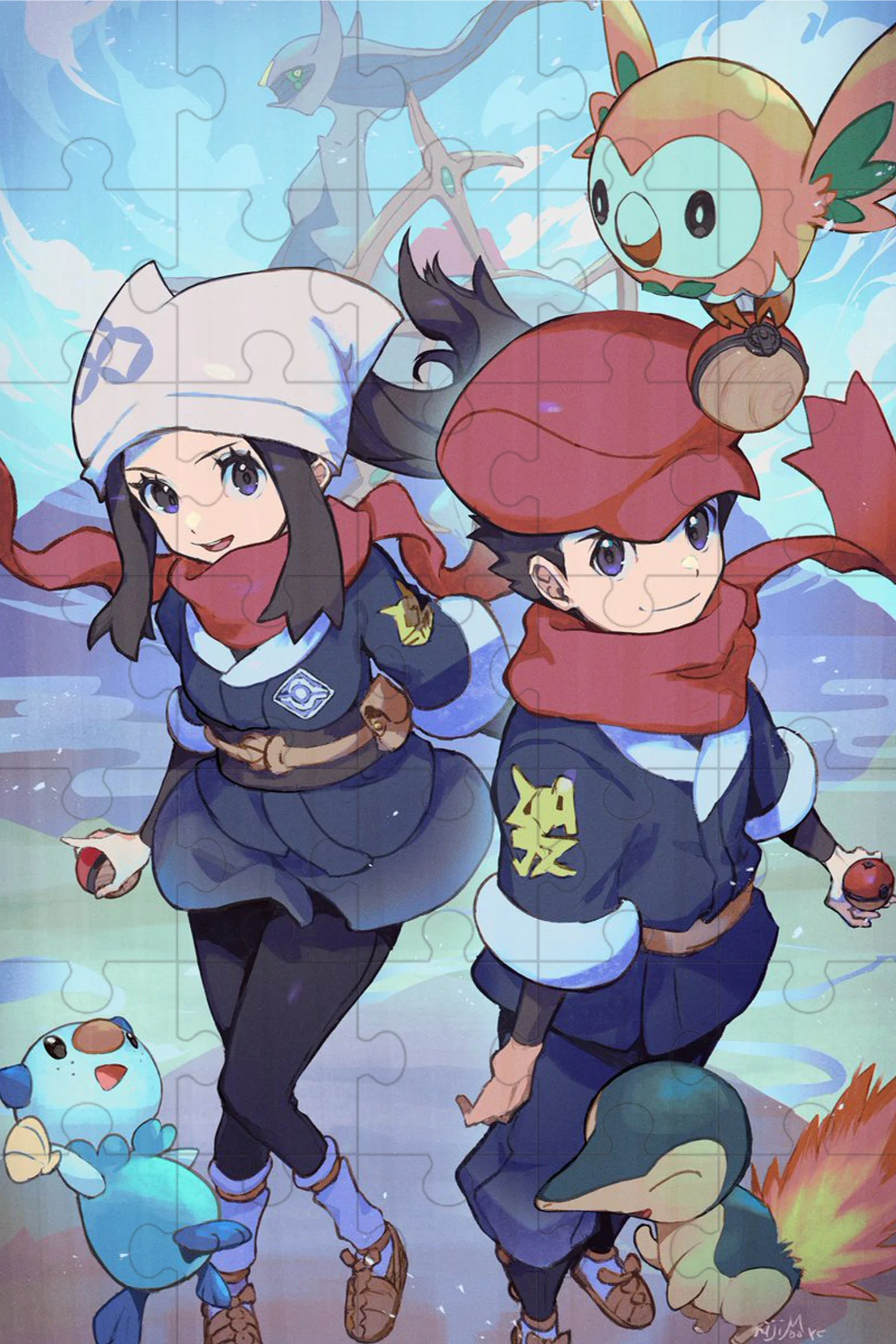 Dessin animé Pikachu Puzzles Puzzles pour enfants et adultes décompression intellectuelle bricolage grand jeu de Puzzle jouets cadeau