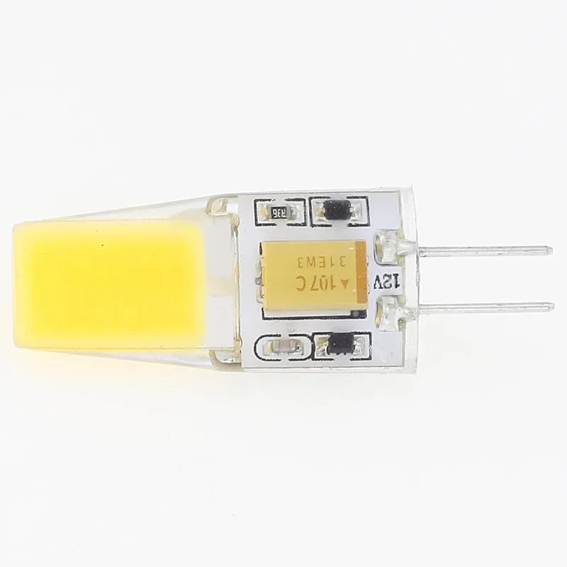 Capsule G4 LED BI-PIN IP Protection 1508COB SMD Super Bright 12VDC/12VAC Pure White Warm White 4W RV Marine Lamp 5pcs/lot