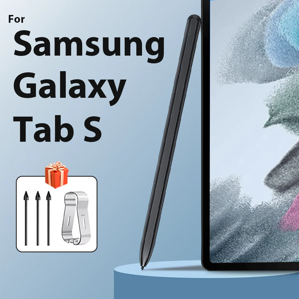 

Стилус для Samsung Galaxy Tab S Pen с функцией отклонения касания ладонью, магнитным креплением, карандаш для планшета, аксессуары для iPad, без Bluetooth, со встроенным ластиком