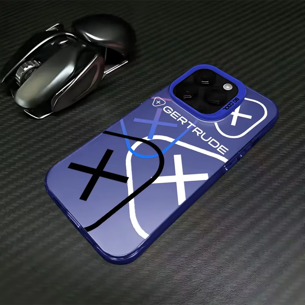 حافظة هاتف جميلة لهاتف G-Gertrudes iPhone 17 AIR 16E 15 14 13 12 11 mini Pro Max X XR XSMAX 8 7 Plus غطاء خلفي غير لامع مضاد للسقوط