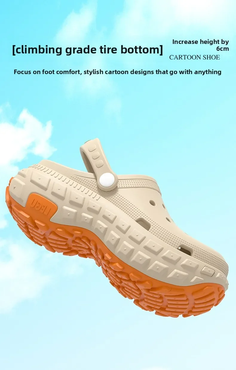 Atmungsaktive, rutschfeste Herren-Lochschuhe für den Sommer, neu, geruchsneutral, rutschfest, strapazierfähig, für Angeln und Strand geeignet. – Detail 2
