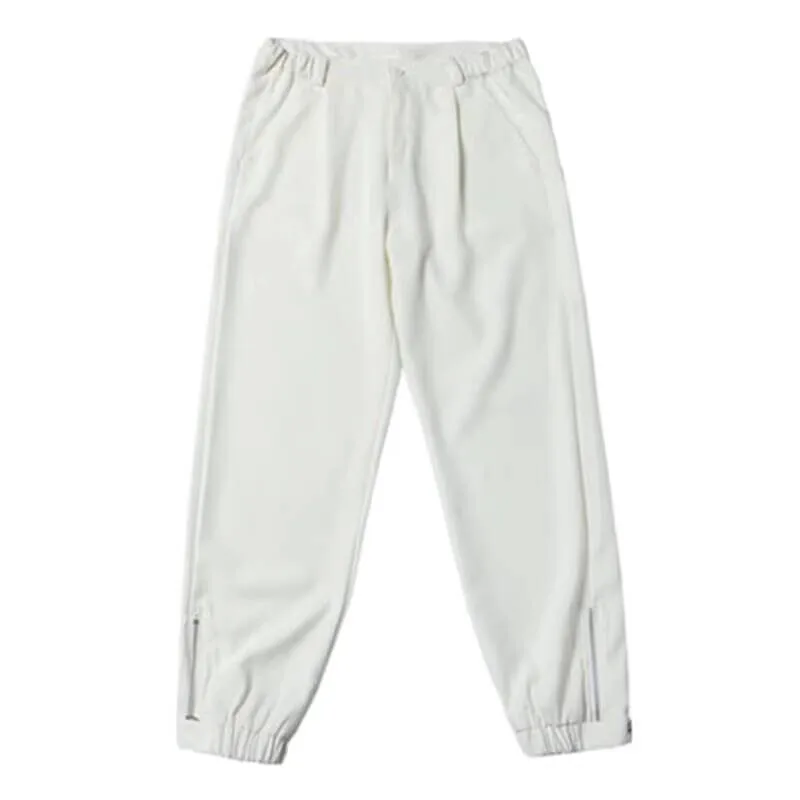 

Стильные брюки, весенние мужские новые леггинсы Harun, осенние и индивидуальные леггинсы с украшением на молнии, корейские модные повседневные свободные большие брюки