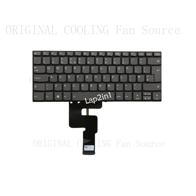 R+  New UK Backlit Keyboard For Lenovo Ideapad 330S-14IKB 330S-14AST V330-14ISK