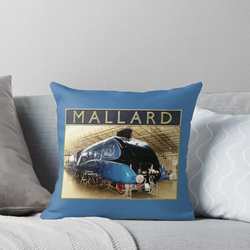 LNER A4 Mallard and Nameplate Throw Pillow Cushions Cover Couch Pillows Christmas Pillow Sofa Cover pillow