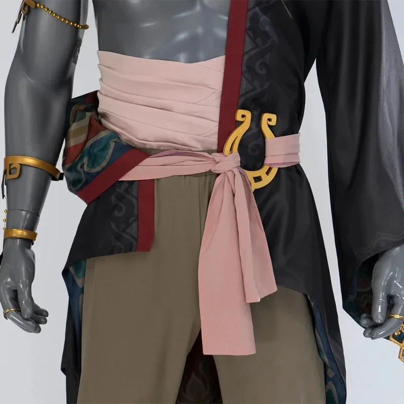 Conjunto de jogo ganondorf cosplay traje casaco calças acessórios conjunto masculino festa de halloween anime exposição traje