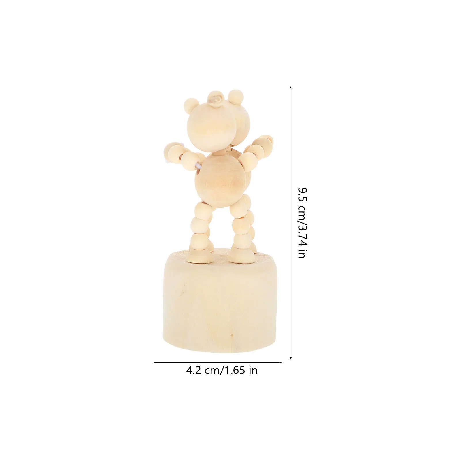 2 pçs de madeira diy artesanato decorativo criativo dos desenhos animados forma caracol casa escritório mesa ornamento crianças sem pintura arte atividade conjunto