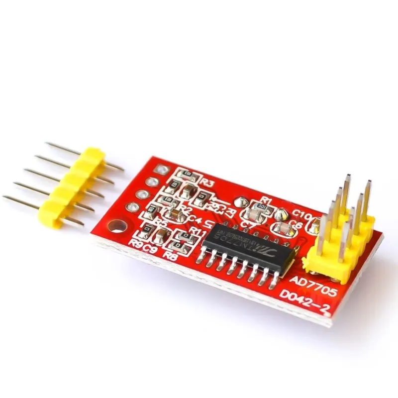 AD7705 Dual 16 bit ADC Data Acquisition Module Input Gain Programmable SPI Interface TM7705