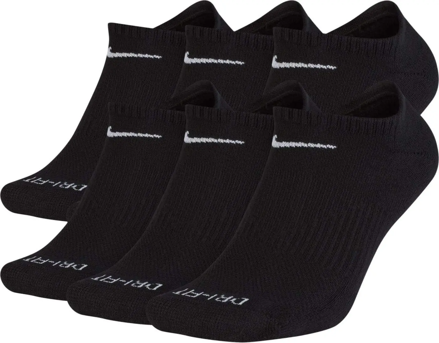 

6-Pack No-Show Socks for Everyday Wear, Multi-Color Design, Comfortable and Durable