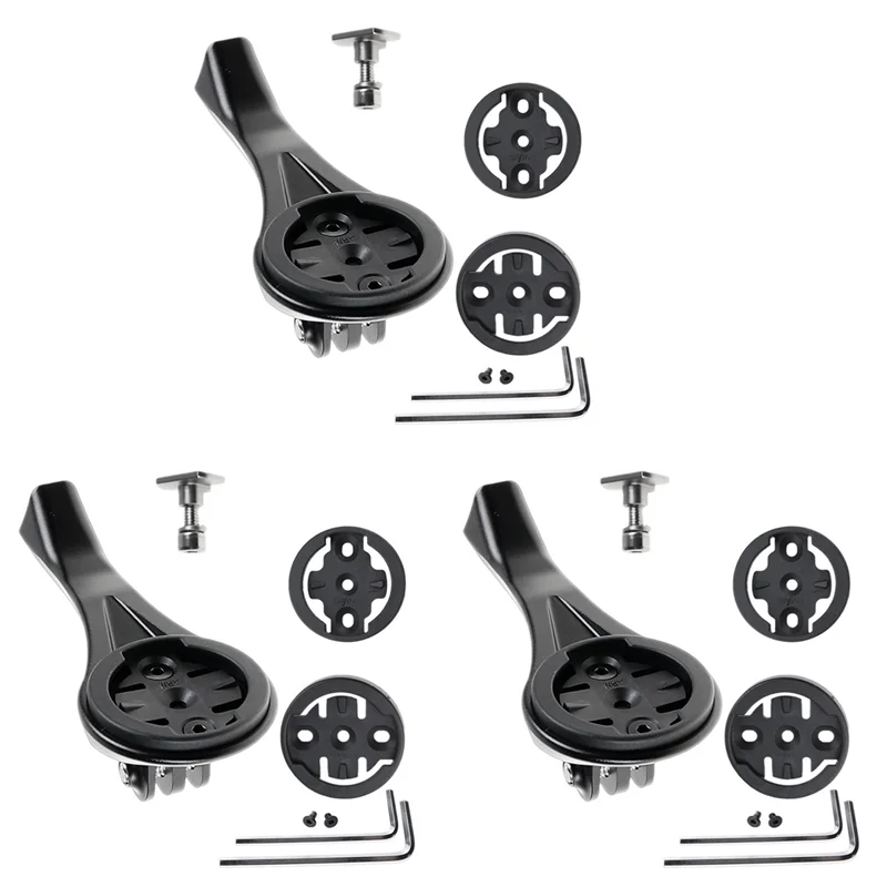 

3X For SL7 Stem Garmin Bryton Mount Holder Bicycle Computer Camera Bike Stem Extension Support Holder-AT20