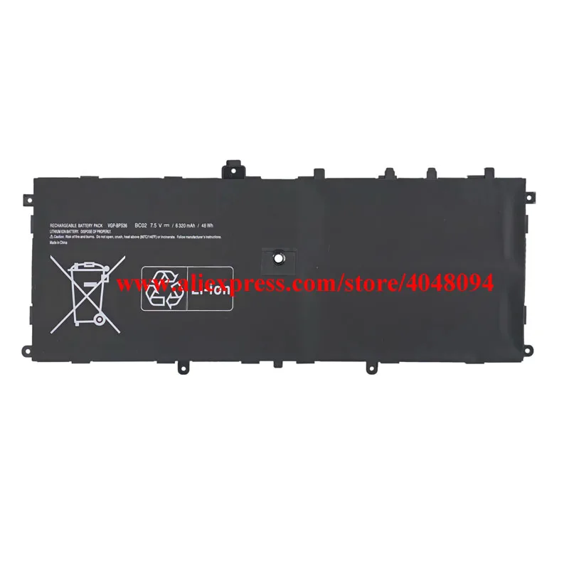 TONTEK VGP-BPS36 Laptop Battery For SONY Vaio Duo 13 Convertible Touch 13.3