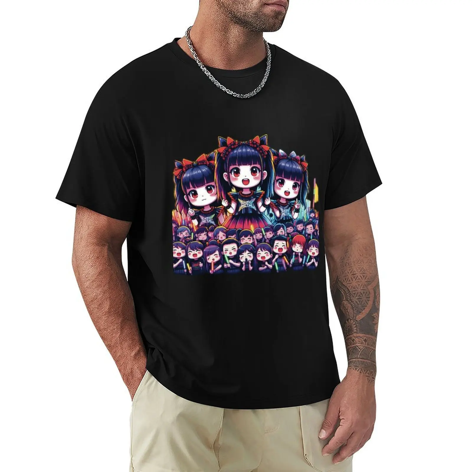 

Babymetal Merch 2024 Part 6 T-Shirt Fashion Casual Short Sleeve Top