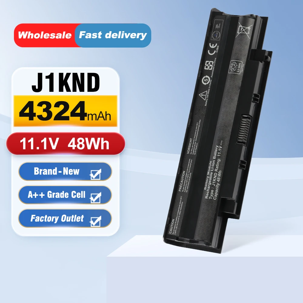 ETESBAY J1KND J4XDH 9TCXN For Dell Inspiron M5030R M411R M4110 M503 13R N3010 N3010D 9T48V 4T7JN FMHC10 48WH Laptop Battery