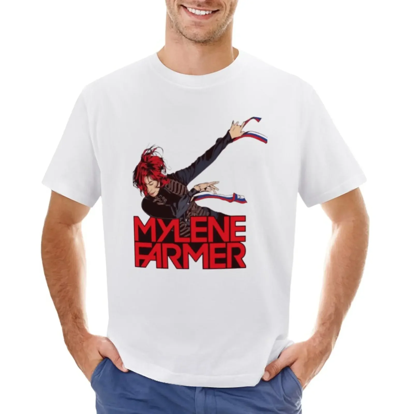 Mylène Farmer L'Emprise 2023 French musician Jeanne Gautier T-Shirt sublime t shirt funny t shirt T-shirts for men cotton style